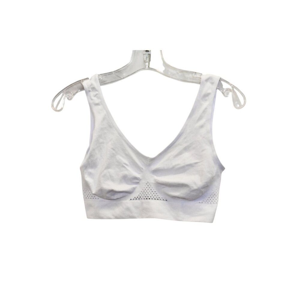 New Women's White Lightweight Un-padded Bralette Comfort Bra Size M